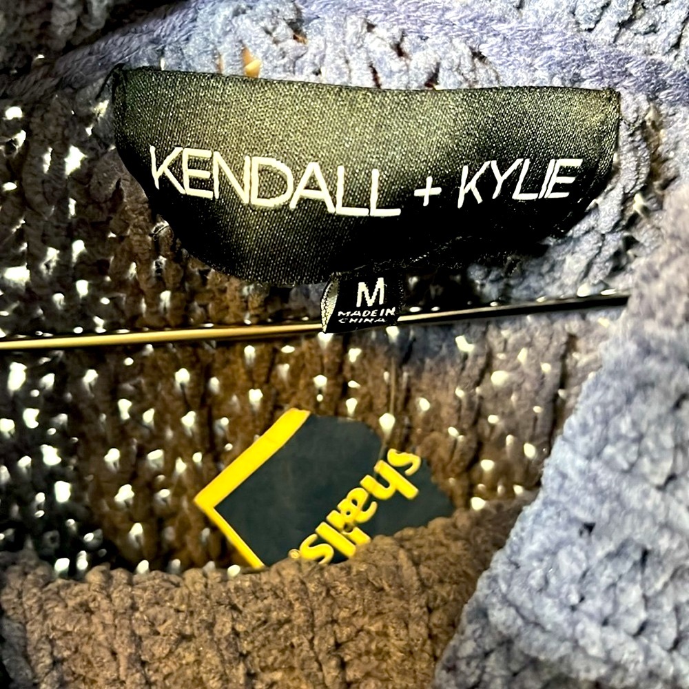 Kendal + Kylie cable knit textured turtleneck m - Picture 4 of 8